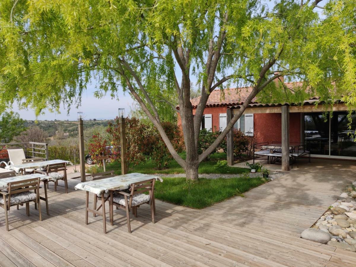 Les Terrasses De Valensole Bed & Breakfast Exterior foto